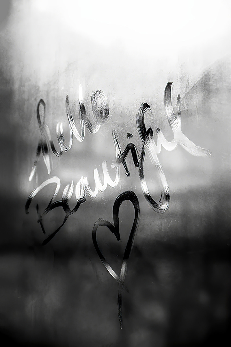Pozdrav na skle — celý design