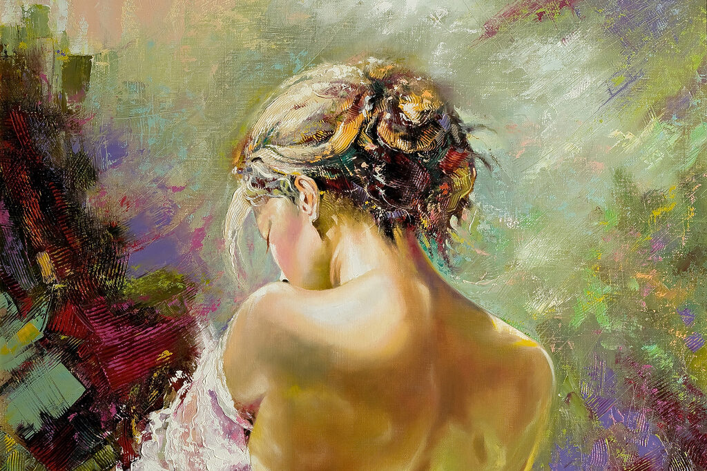 Pohled přes rameno — celý design