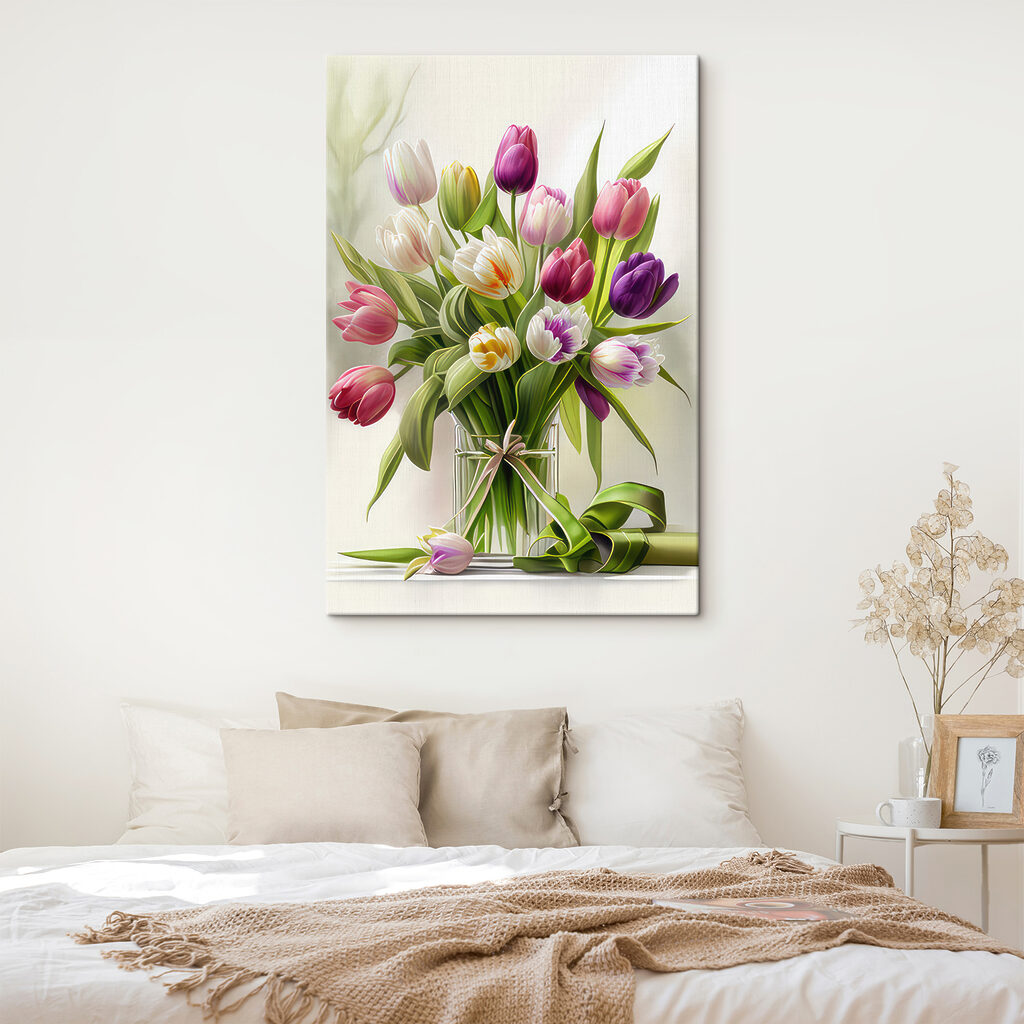 Váza plná tulipánů — interiér 4