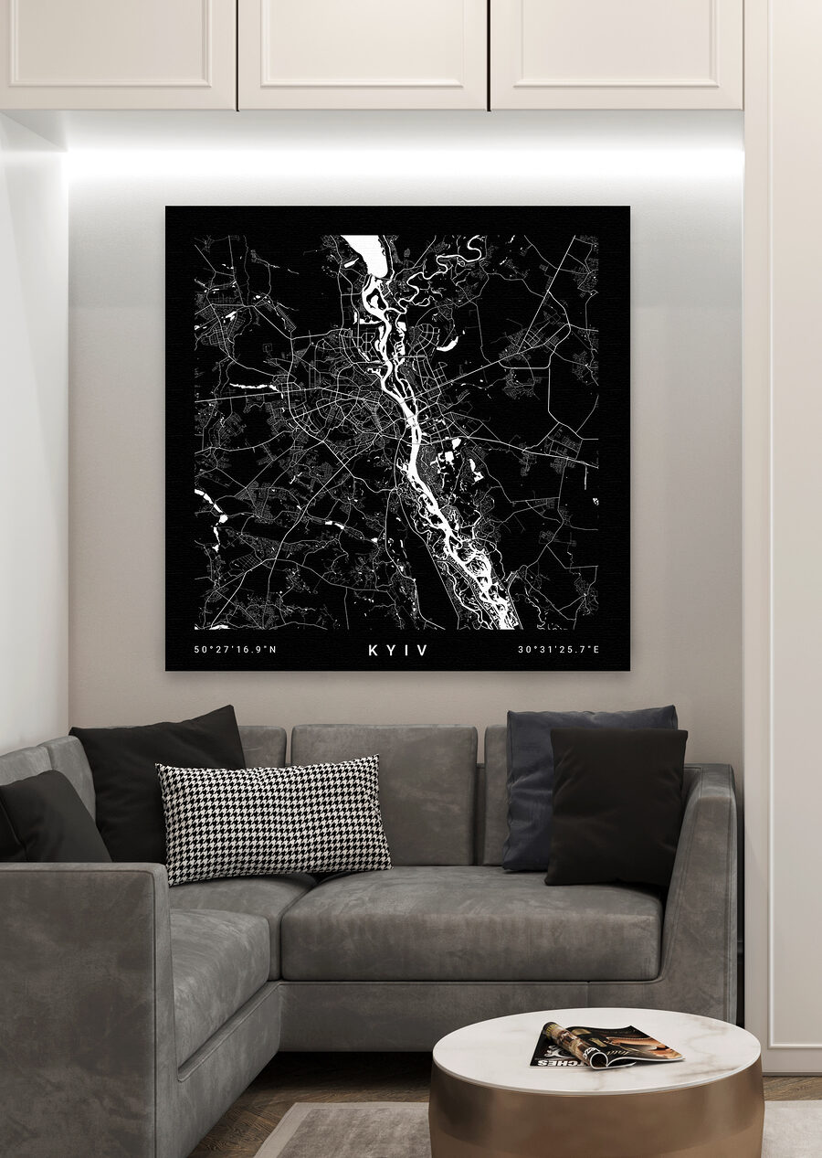 Kyjev na mapě — interiér 1