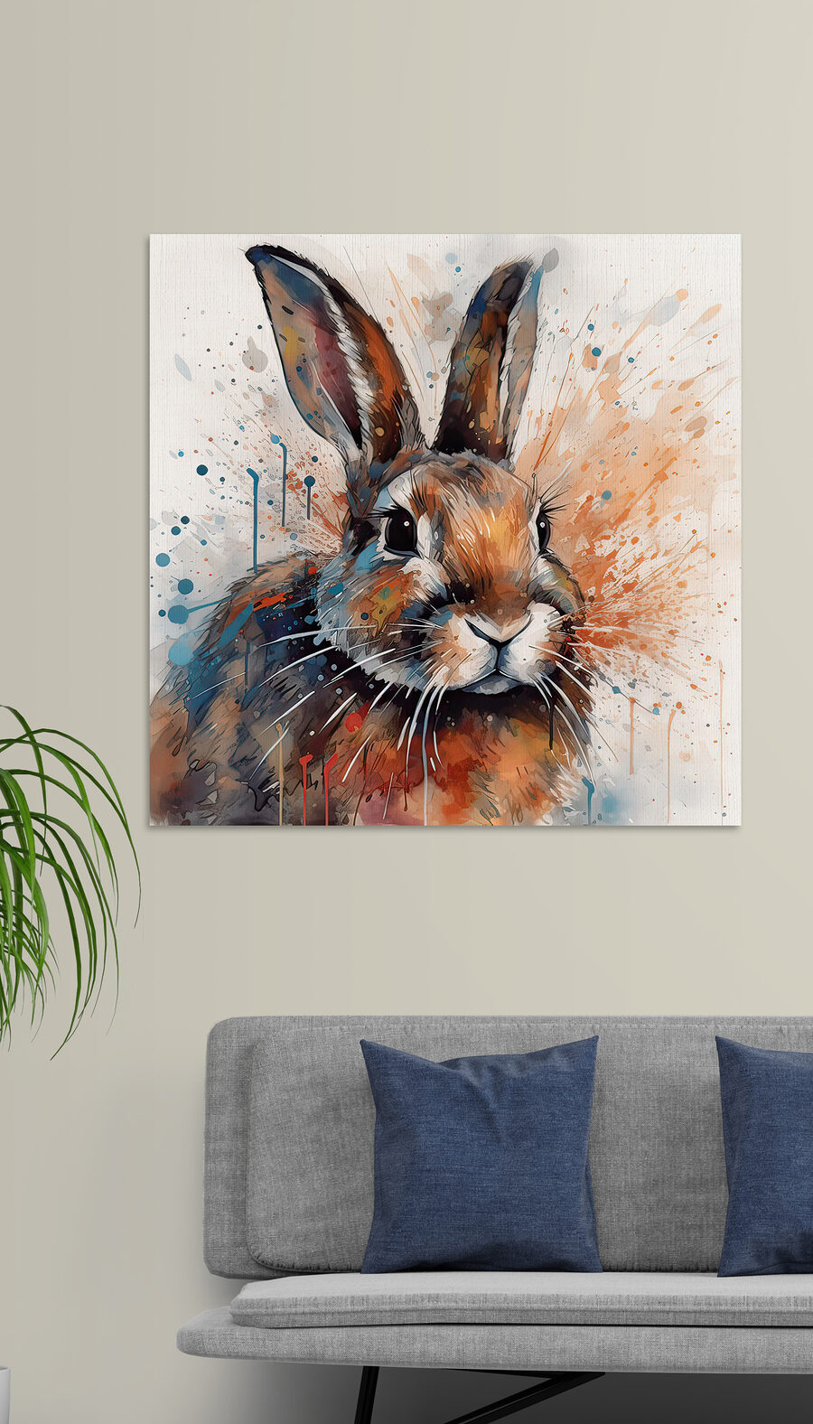 Králík s inkoustovými skvrnami — interiér 3