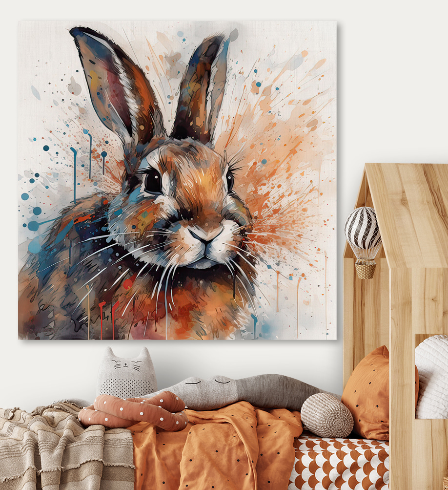 Králík s inkoustovými skvrnami — interiér 5