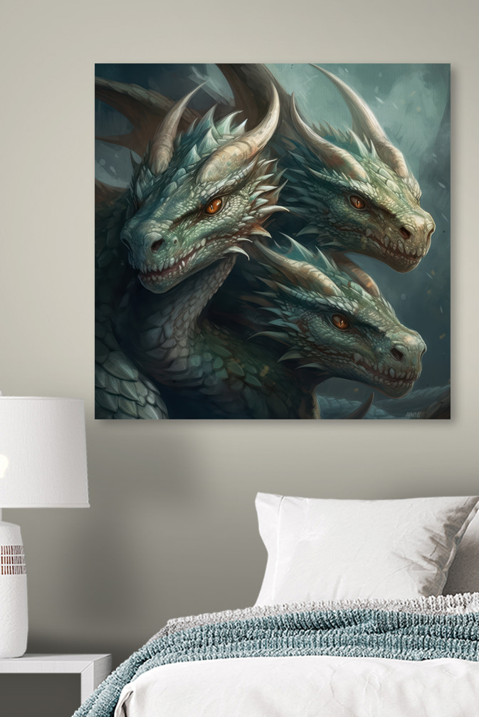 Tři draci sdílejí stín — interiér 2