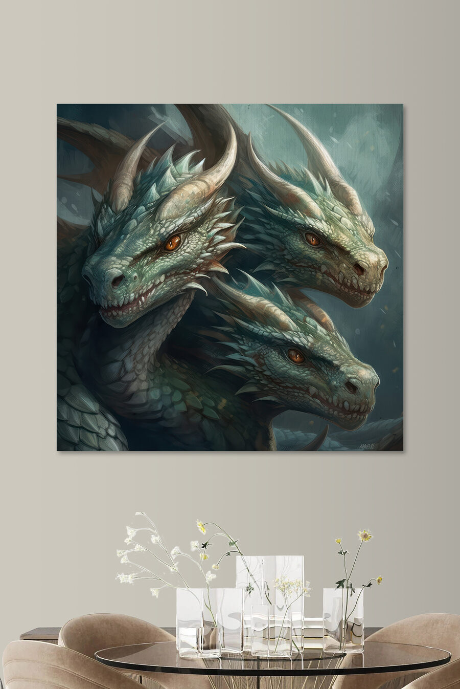 Tři draci sdílejí stín — interiér 4