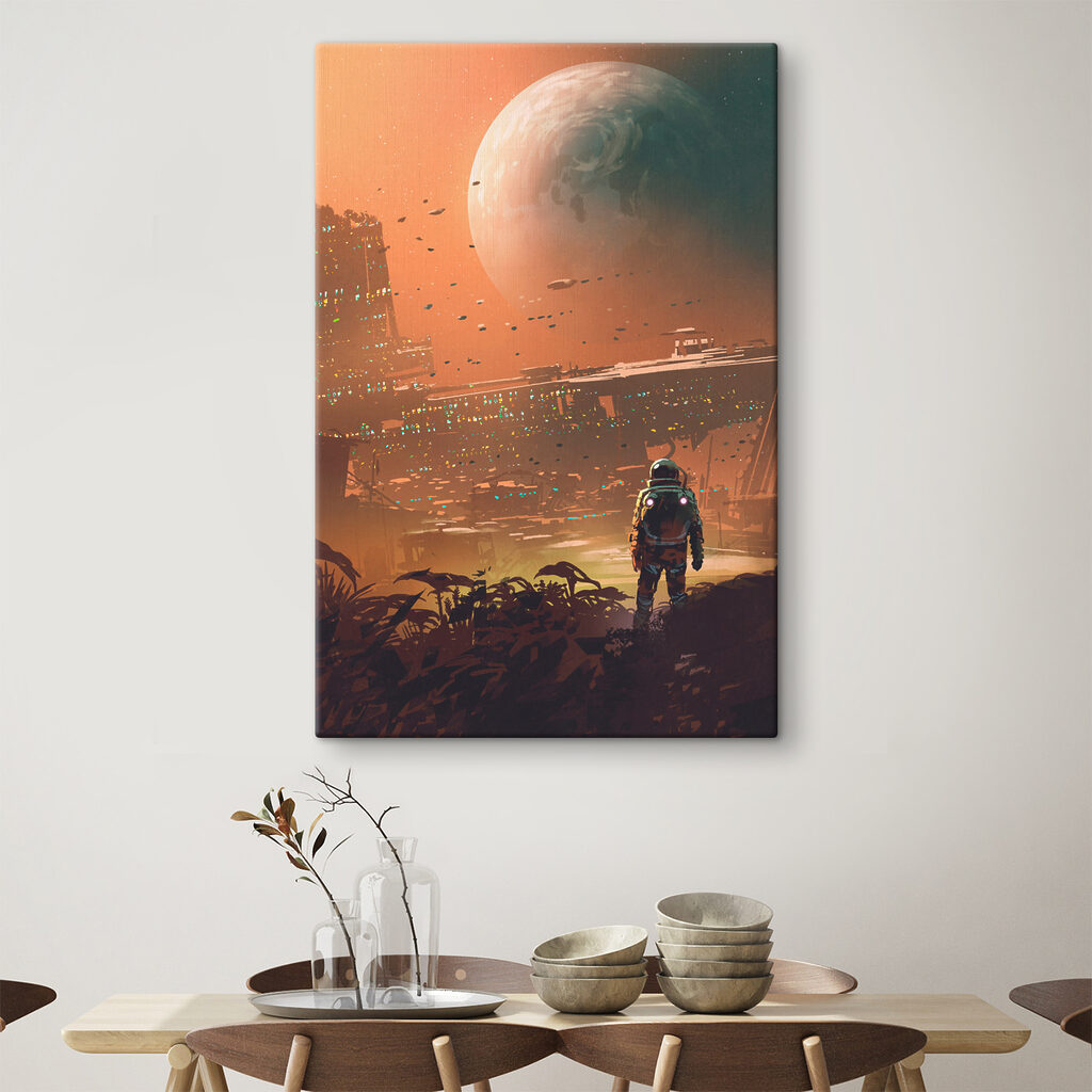 Astronaut na cizí planetě — interiér 2