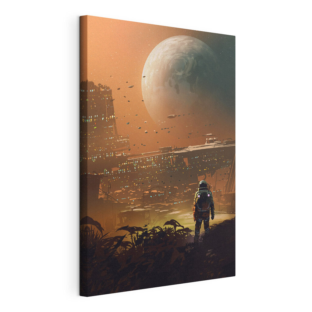 Astronaut na cizí planetě — zobrazení produktu