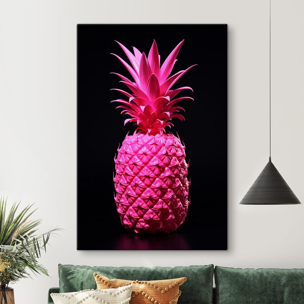 Růžový ananas — interiér 1