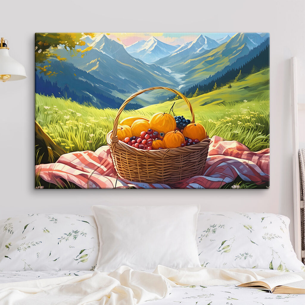 Piknik nad horským údolím — interiér 2