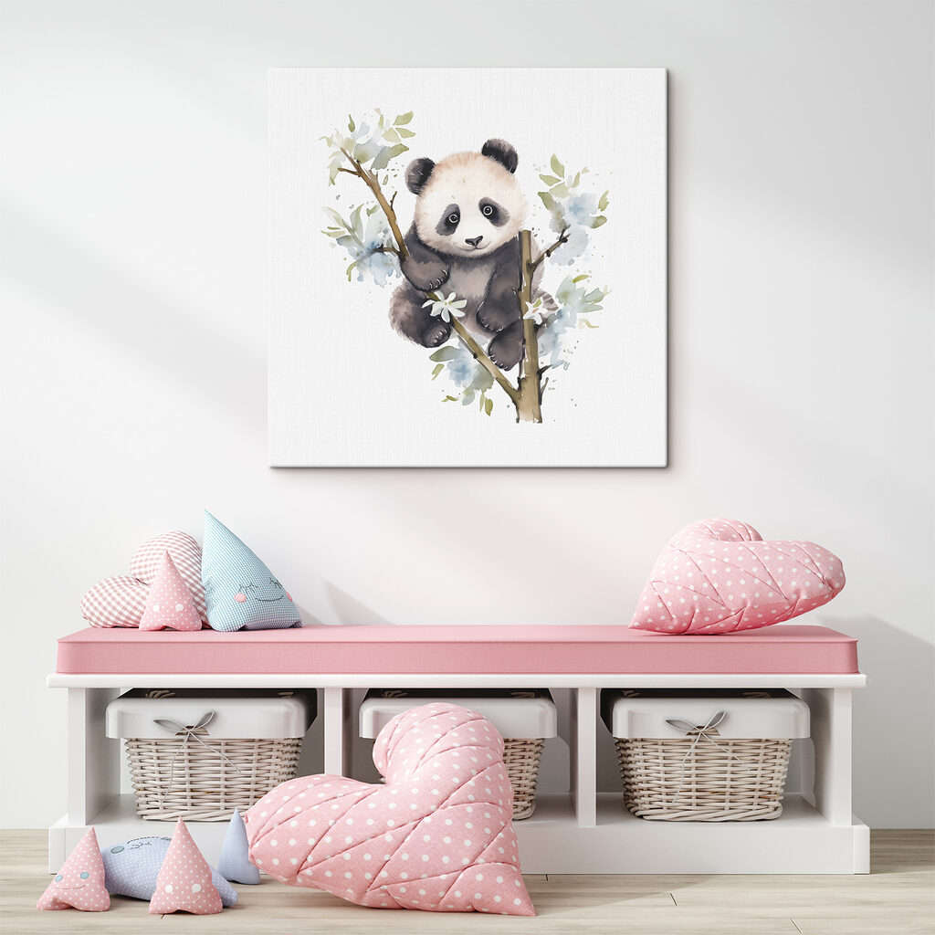 Panda mezi bílými květy — interiér 2