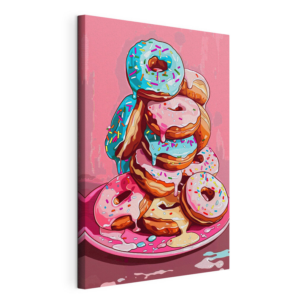 Vysoká hromada donutů — zobrazení produktu