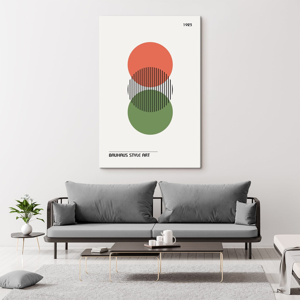 Kruhy s černými čarami — interiér 2