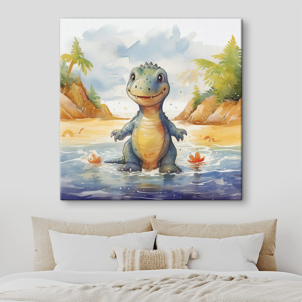 Dinosaurus v mělké vodě — interiér 2