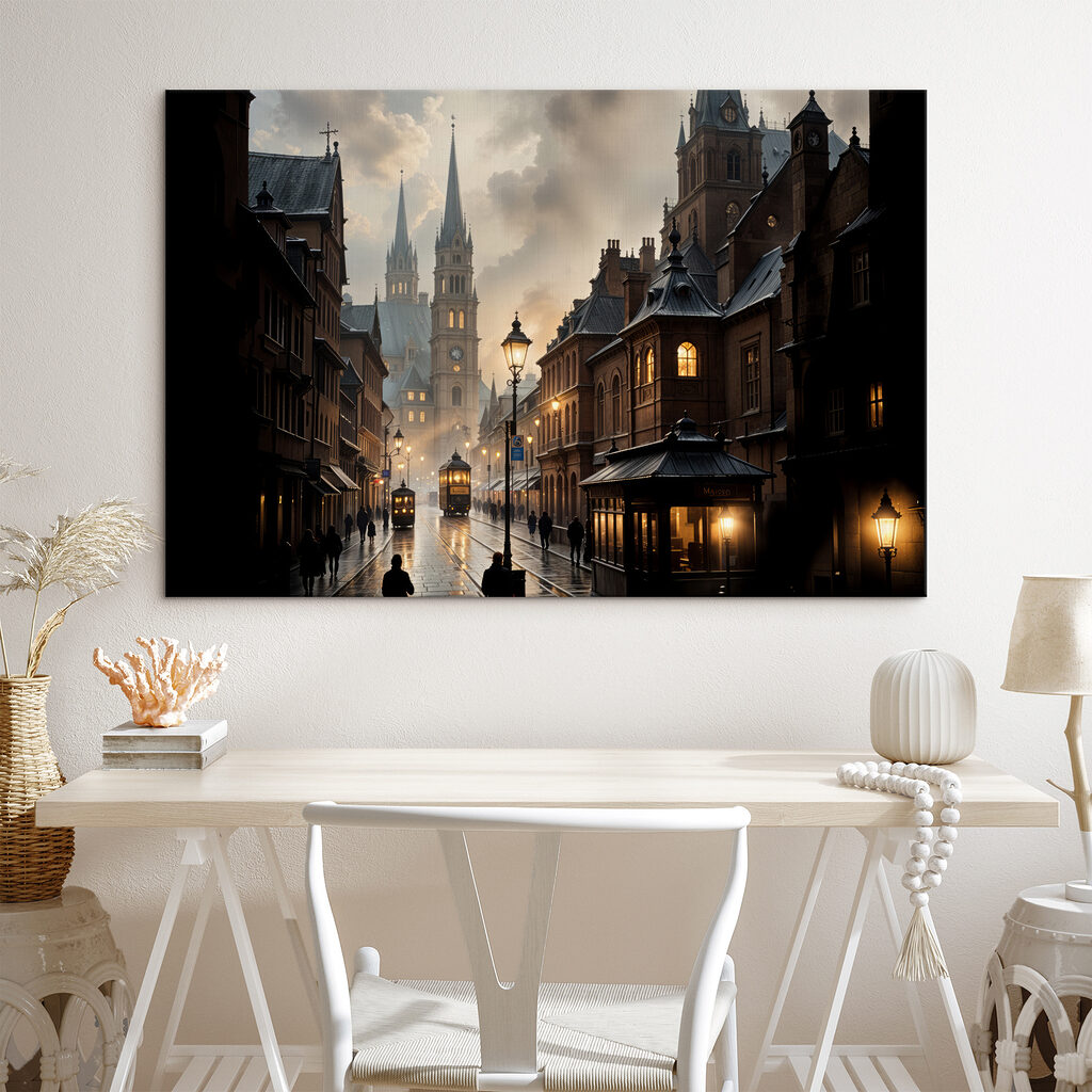 Stará ulice při lampách — interiér 2