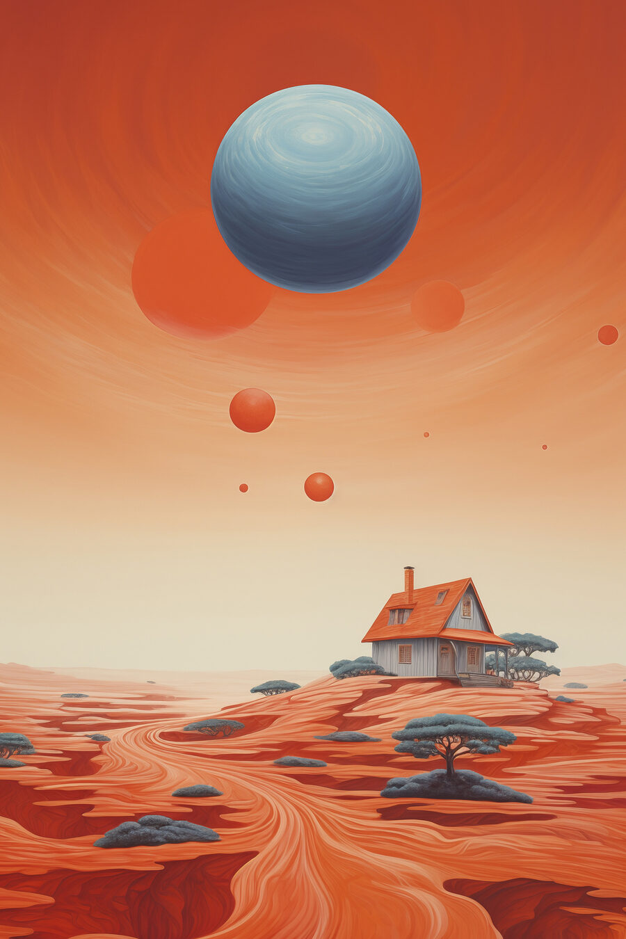 Dům pod planetami — celý design