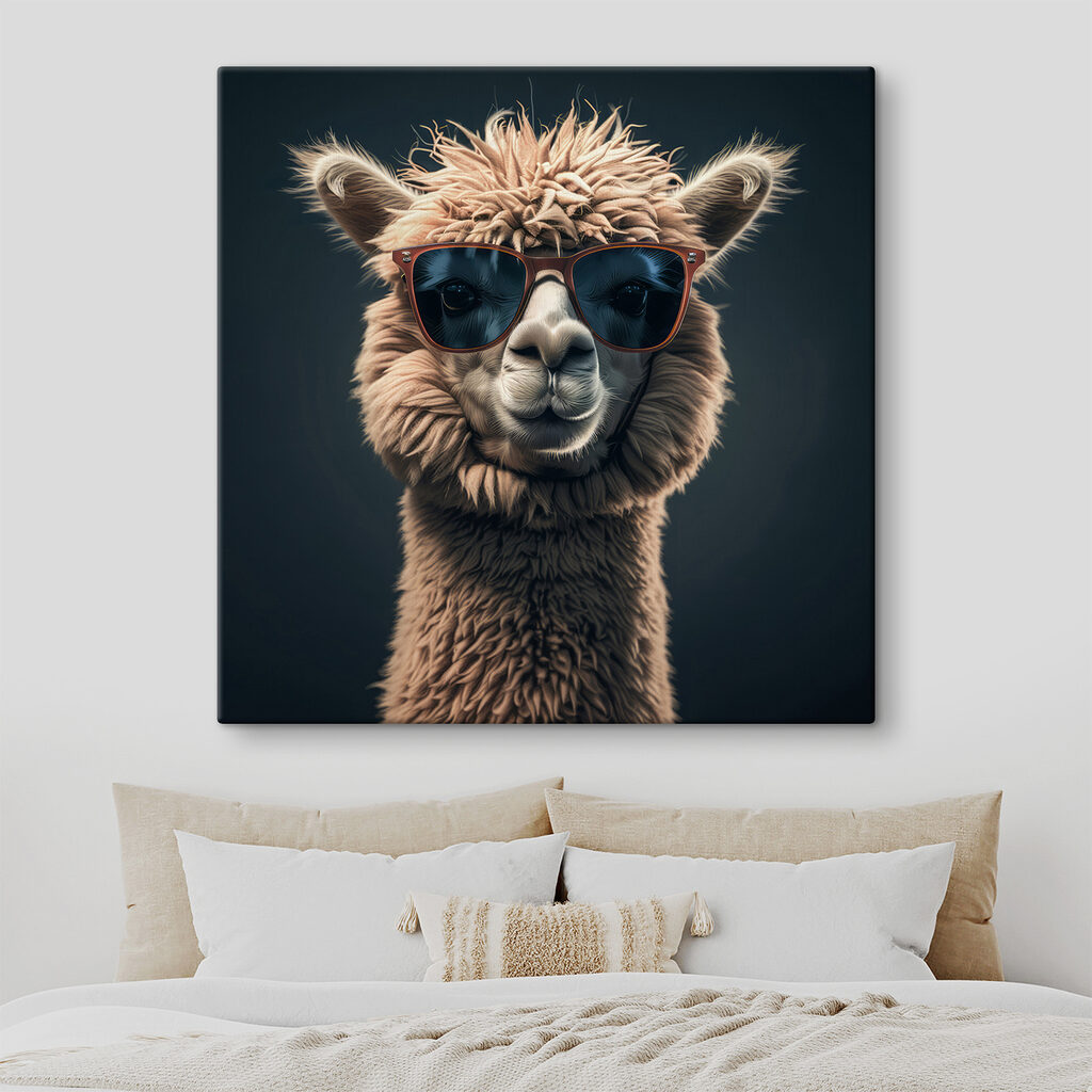 Lama v tmavých brýlích — interiér 2