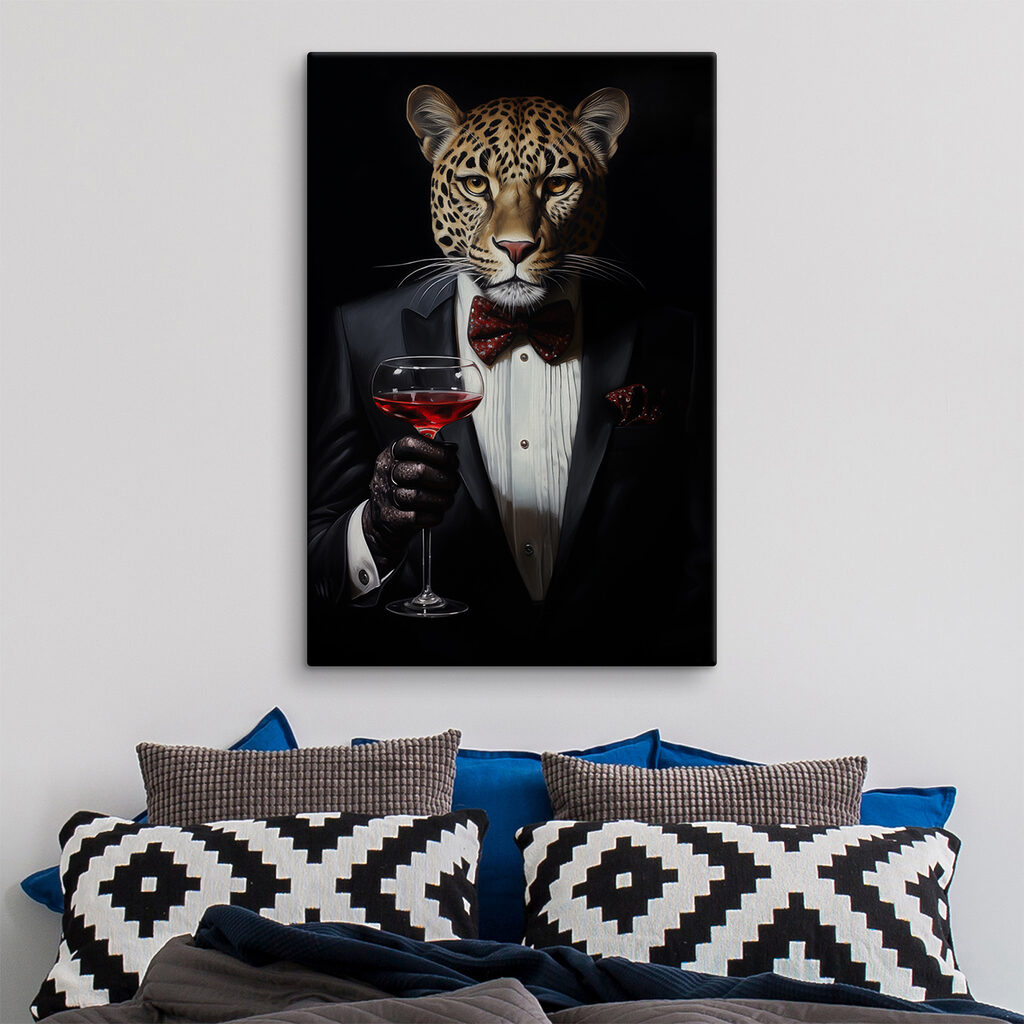 Leopard ve večerním obleku — interiér 2
