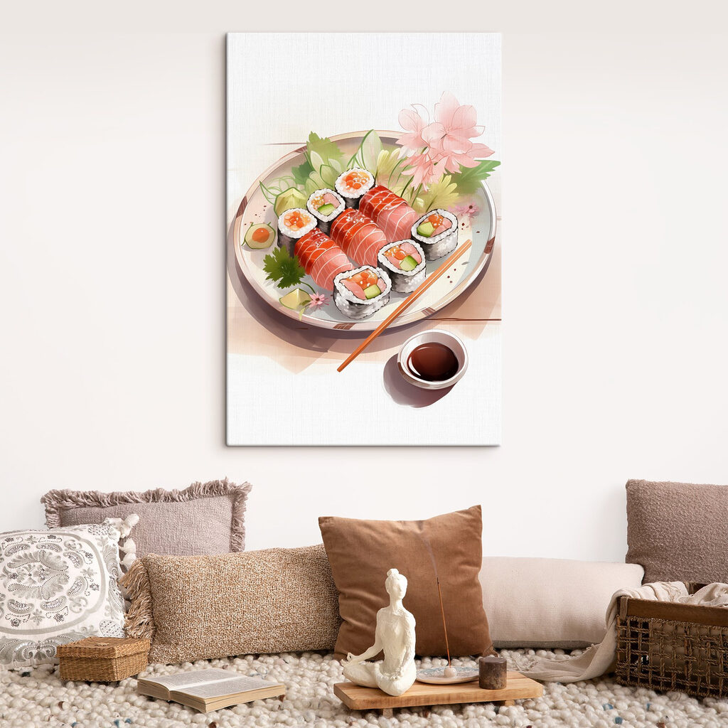 Sushi pod květovou větví — interiér 3