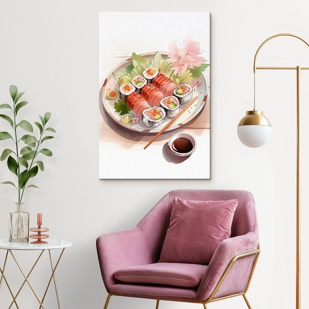 Sushi pod květovou větví — interiér 2