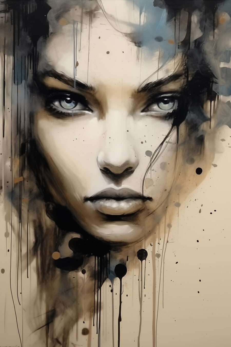 Pohled v inkoustových stopách — celý design