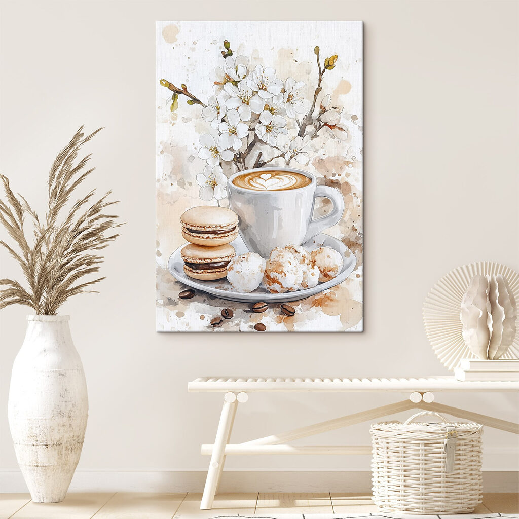 Cappuccino u bílého květu — interiér 2