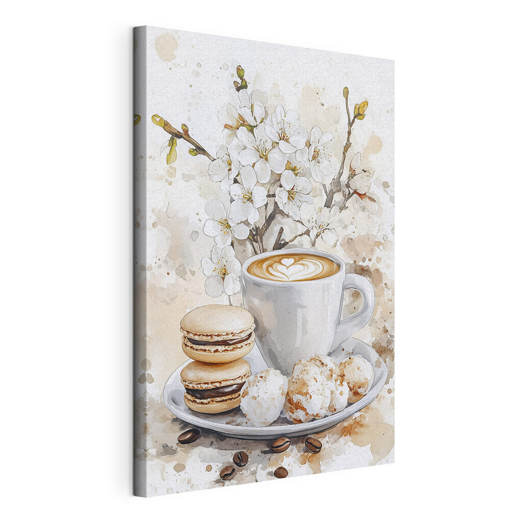 Cappuccino u bílého květu — zobrazení produktu