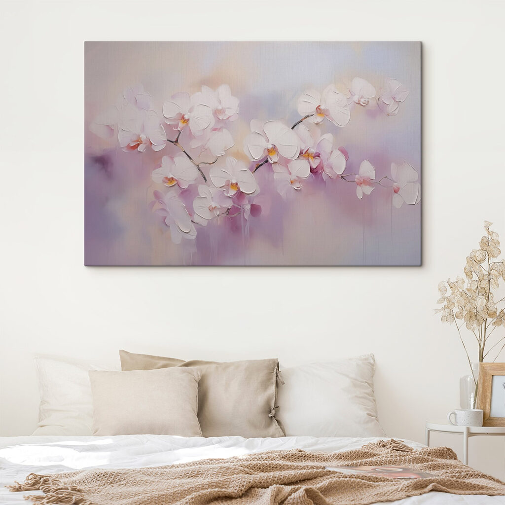 Orchideje v lila tónech — interiér 2