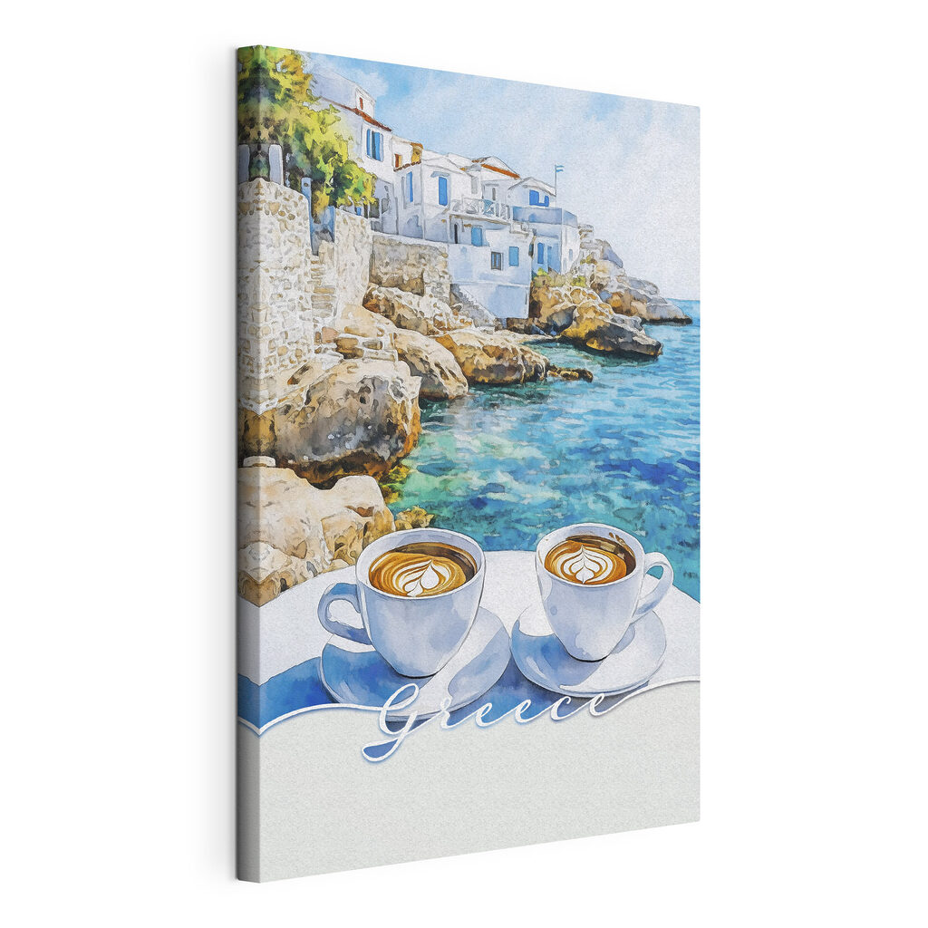 Cappuccino nad skalní zátokou — zobrazení produktu