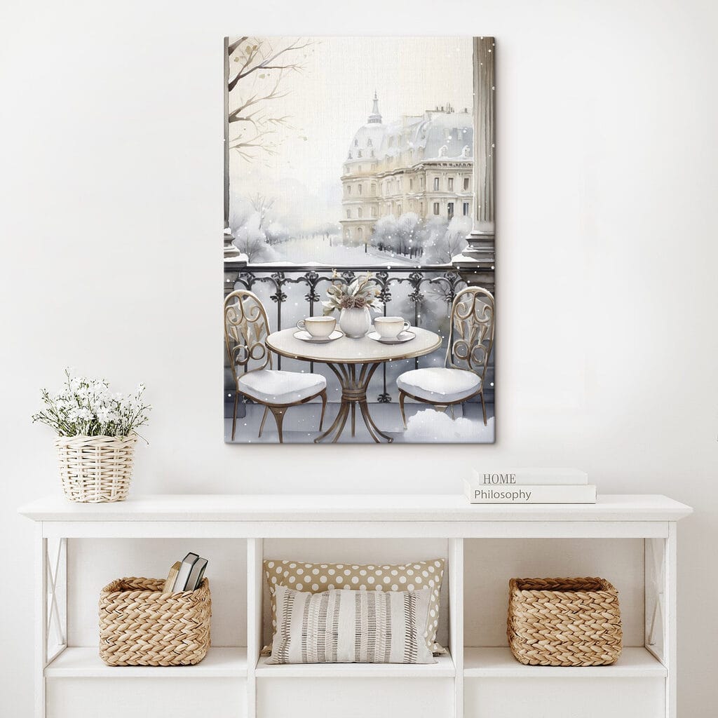 Zimní balkon s Paříží — interiér 2