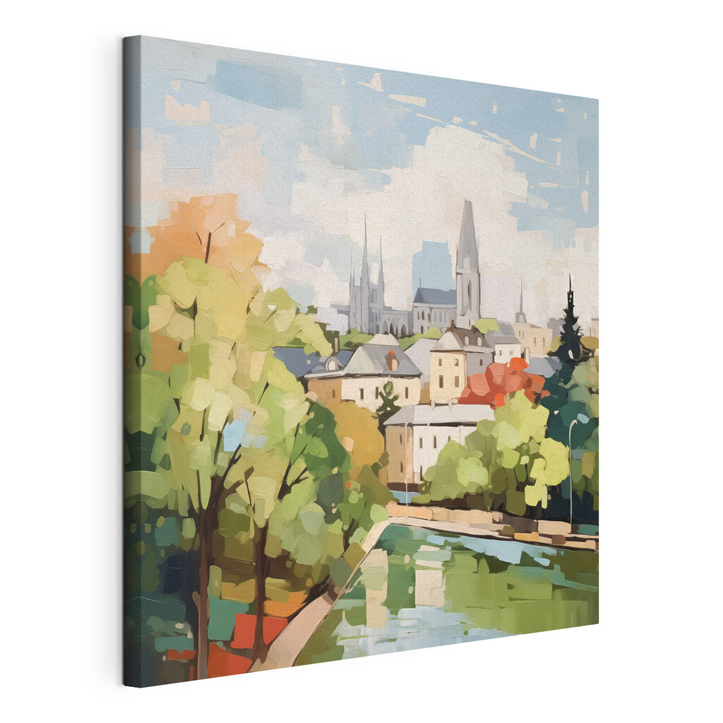 Město u zelené řeky — zobrazení produktu