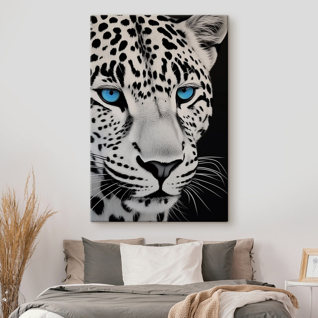 Leopard s modrýma očima — interiér 1