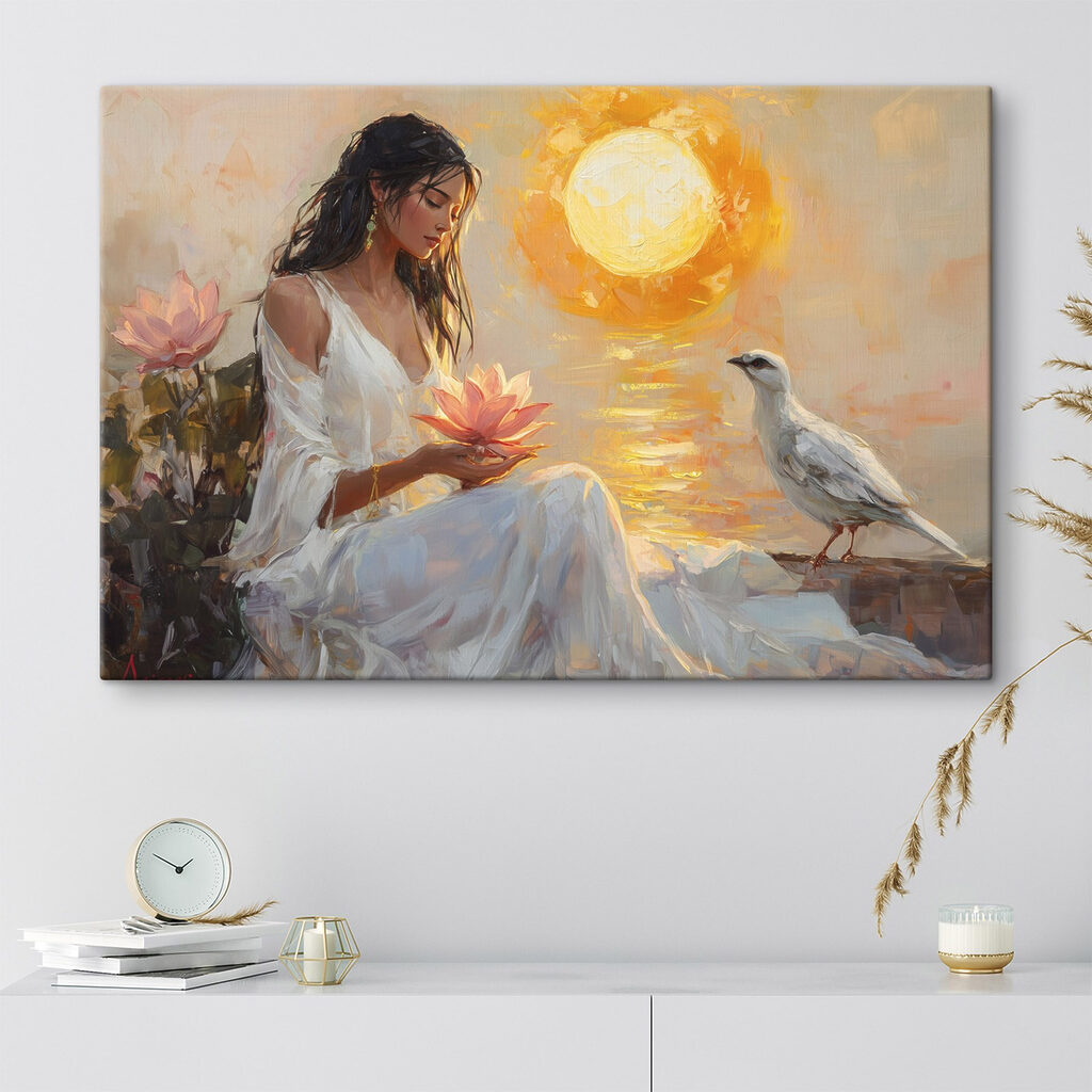 Lotus a bílý racek — interiér 1