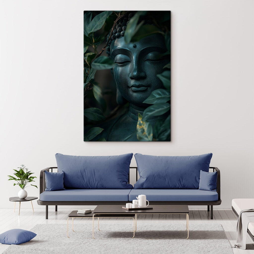 Buddha mezi džunglovými listy — interiér 2