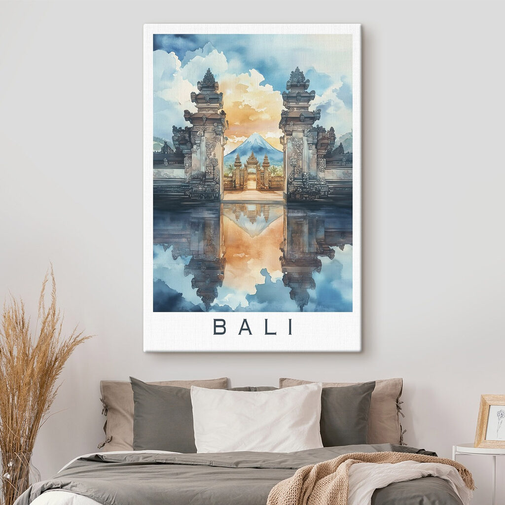 Brána Bali v akvarelu — interiér 1