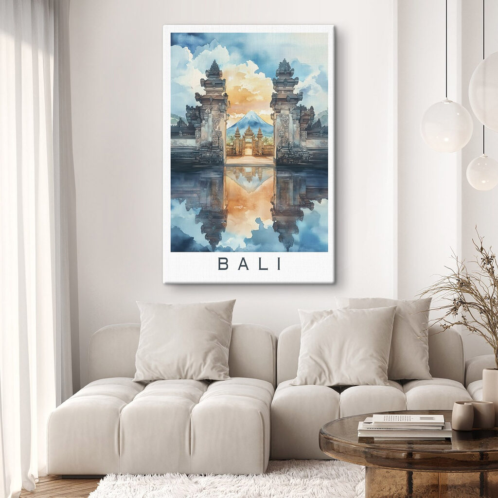 Brána Bali v akvarelu — interiér 2
