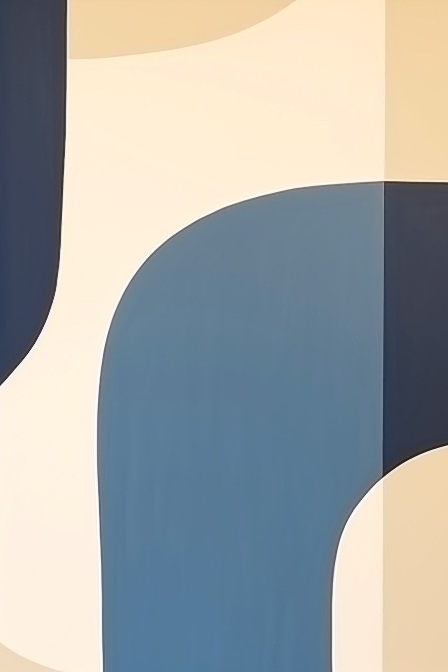 Abstraktní vlny — celý design