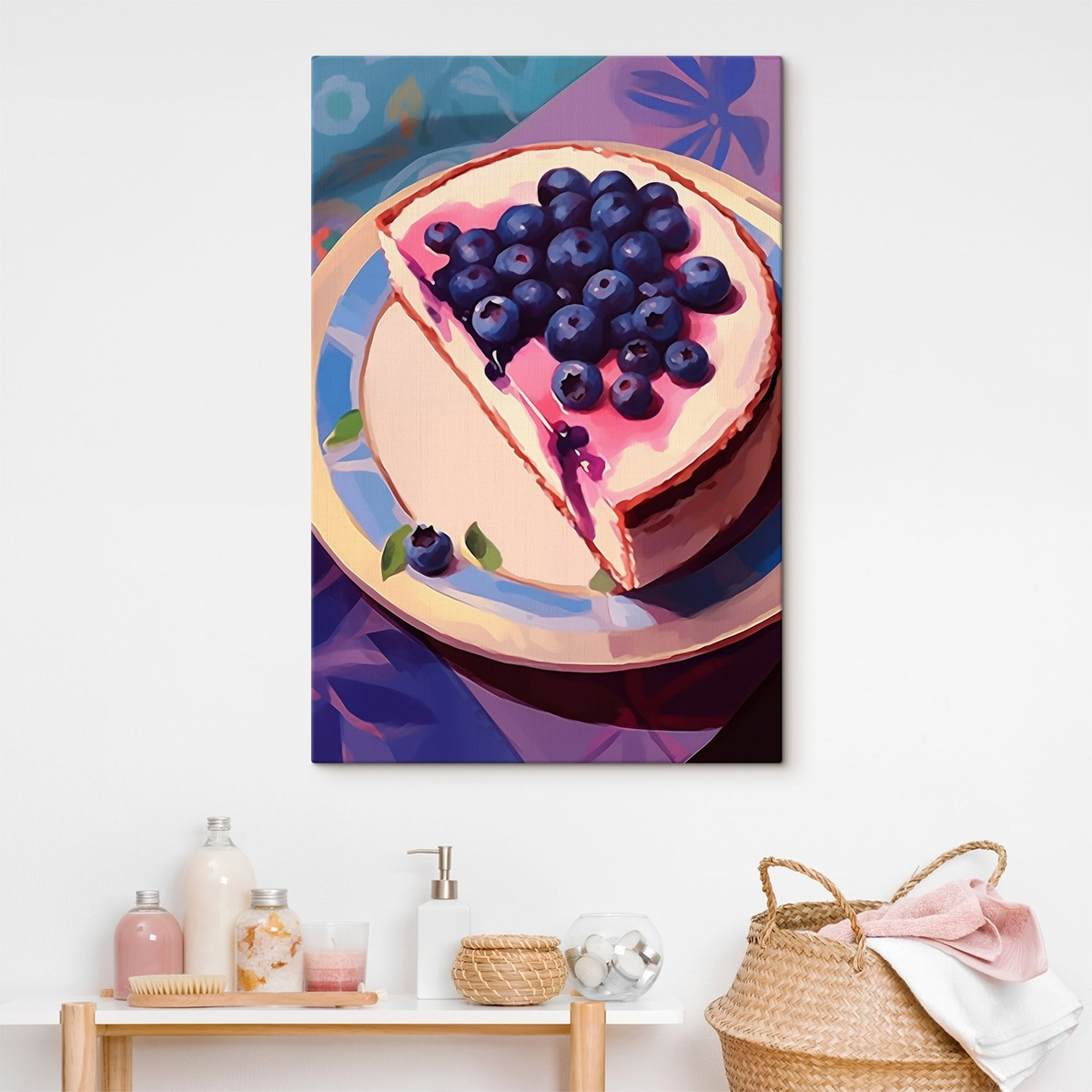 Cheesecake s borůvkami — interiér 2