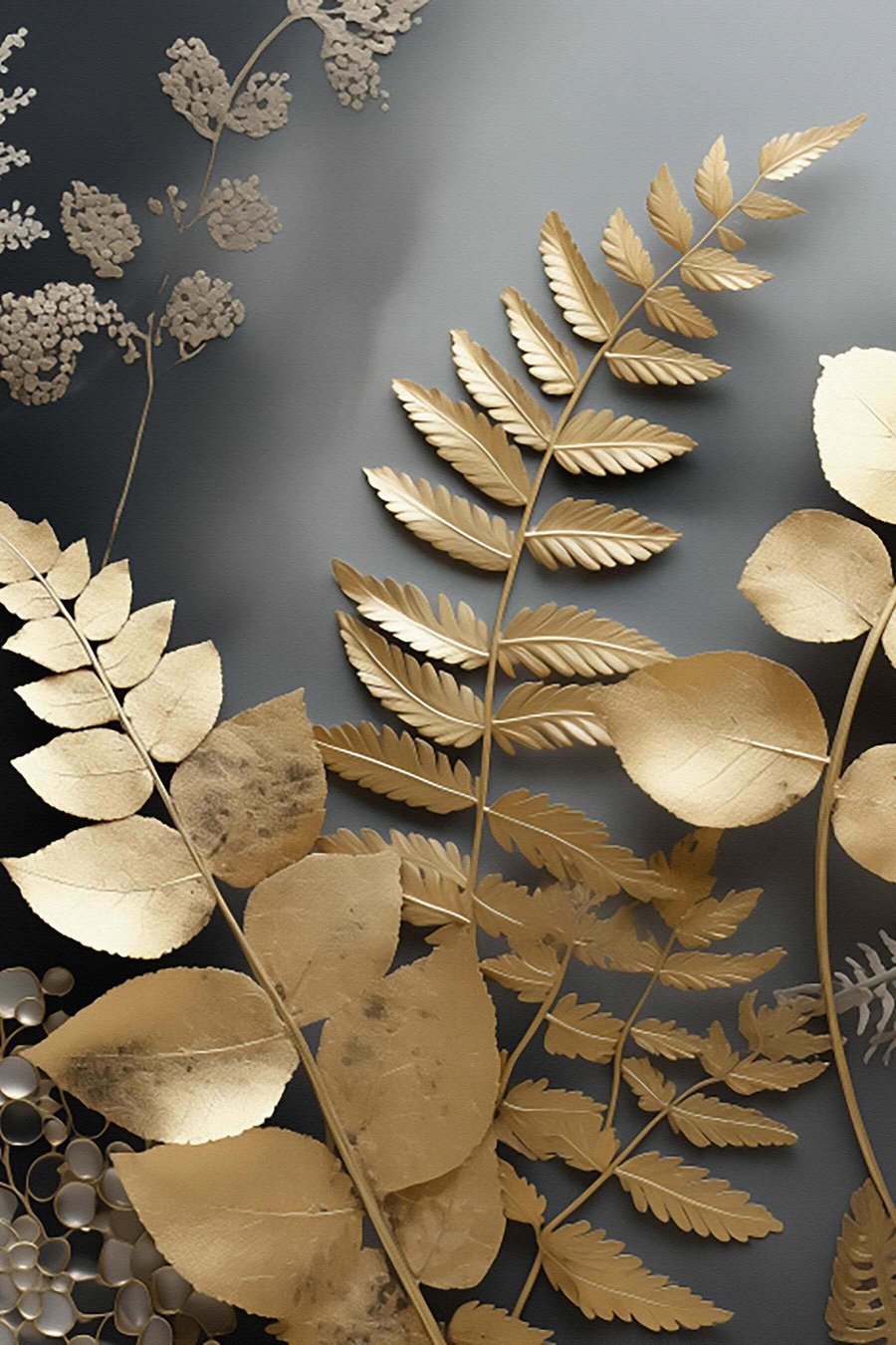 Eukalyptus a tropické listy — celý design