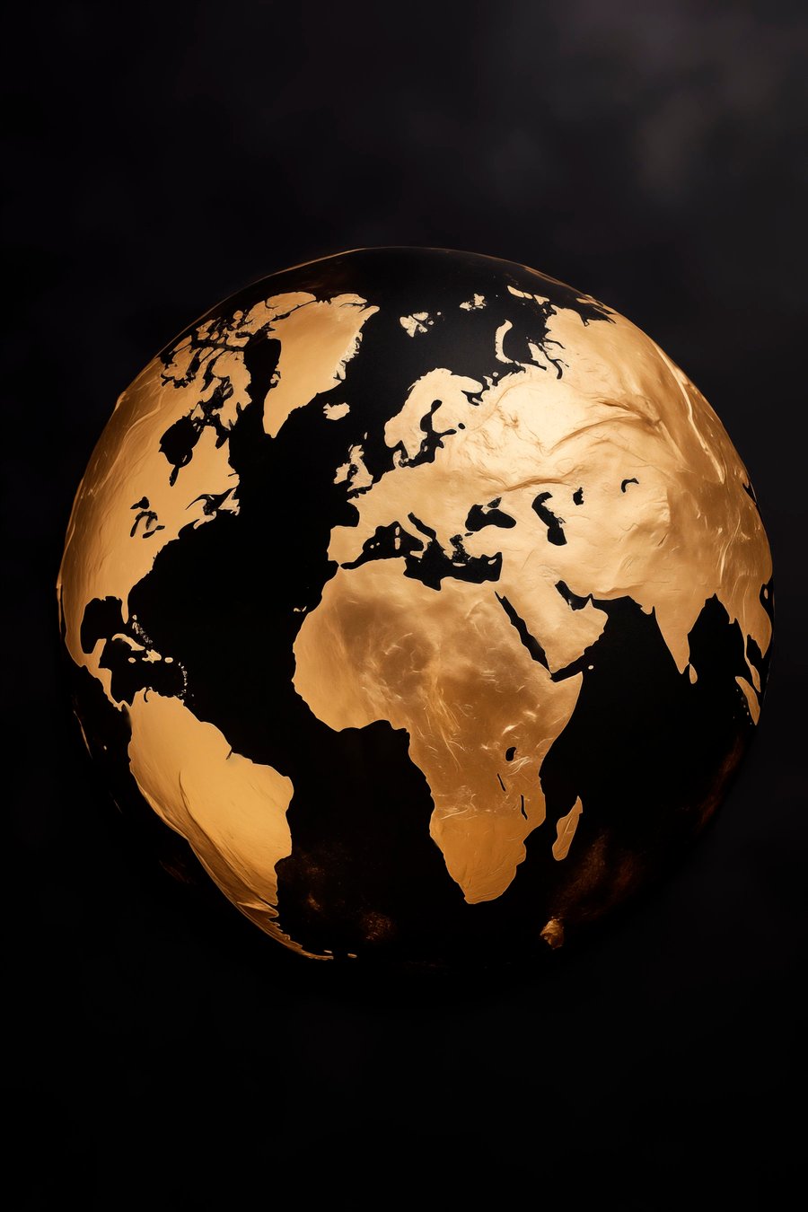 Žlutá abstraktní planeta — celý design
