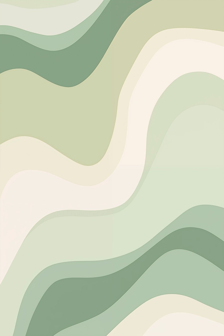 Abstraktní vlny — celý design