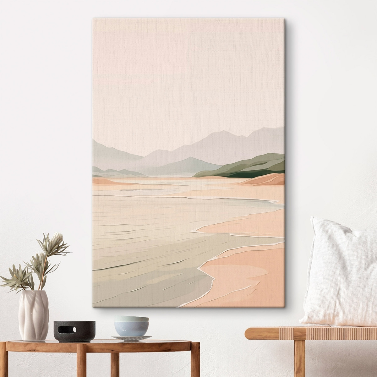 Minimalistická krajina u moře — interiér 1
