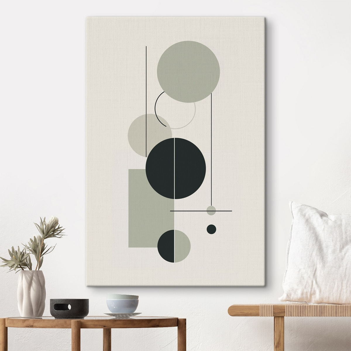 Minimalistická geometrie — interiér 1