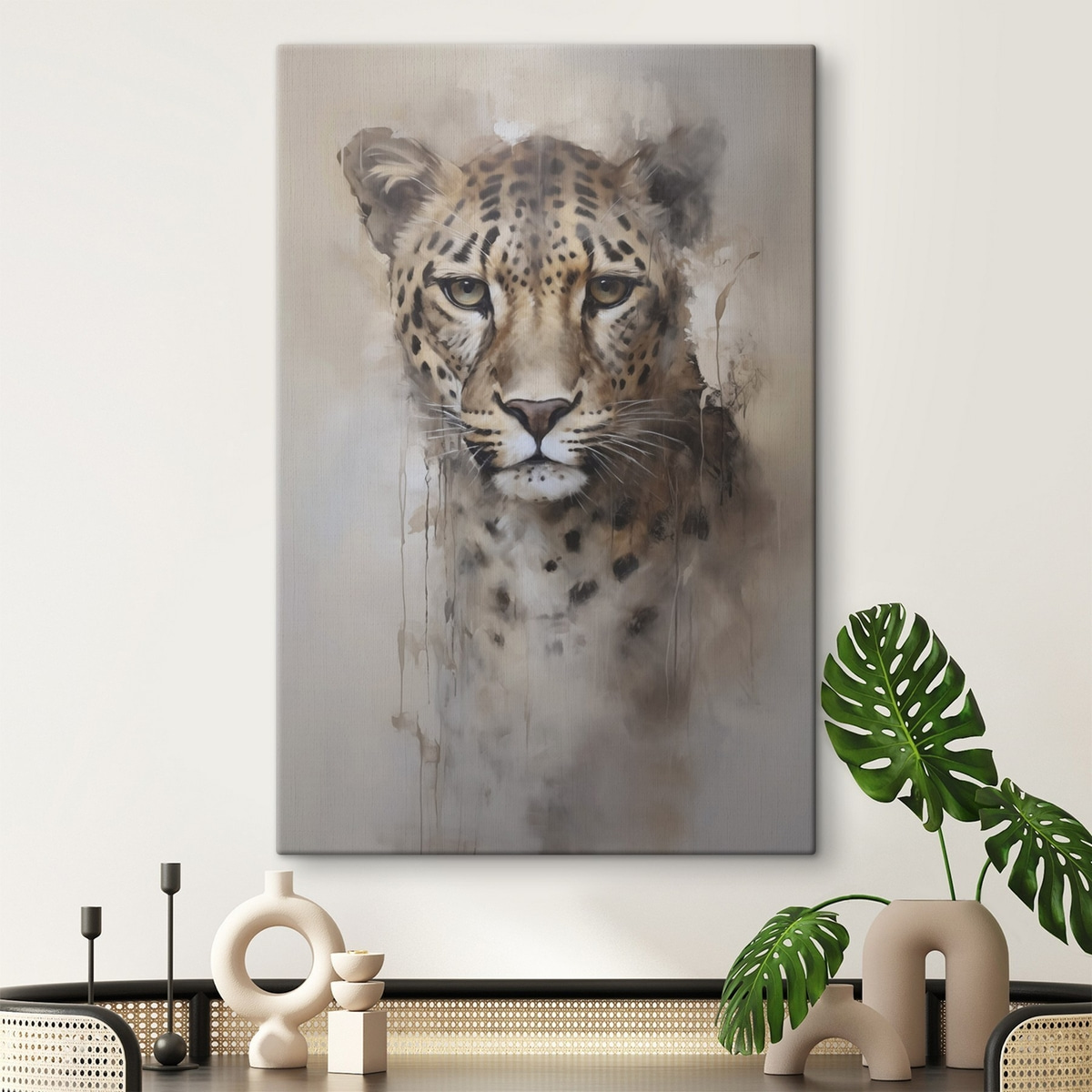 Leopardí vzor — interiér 1