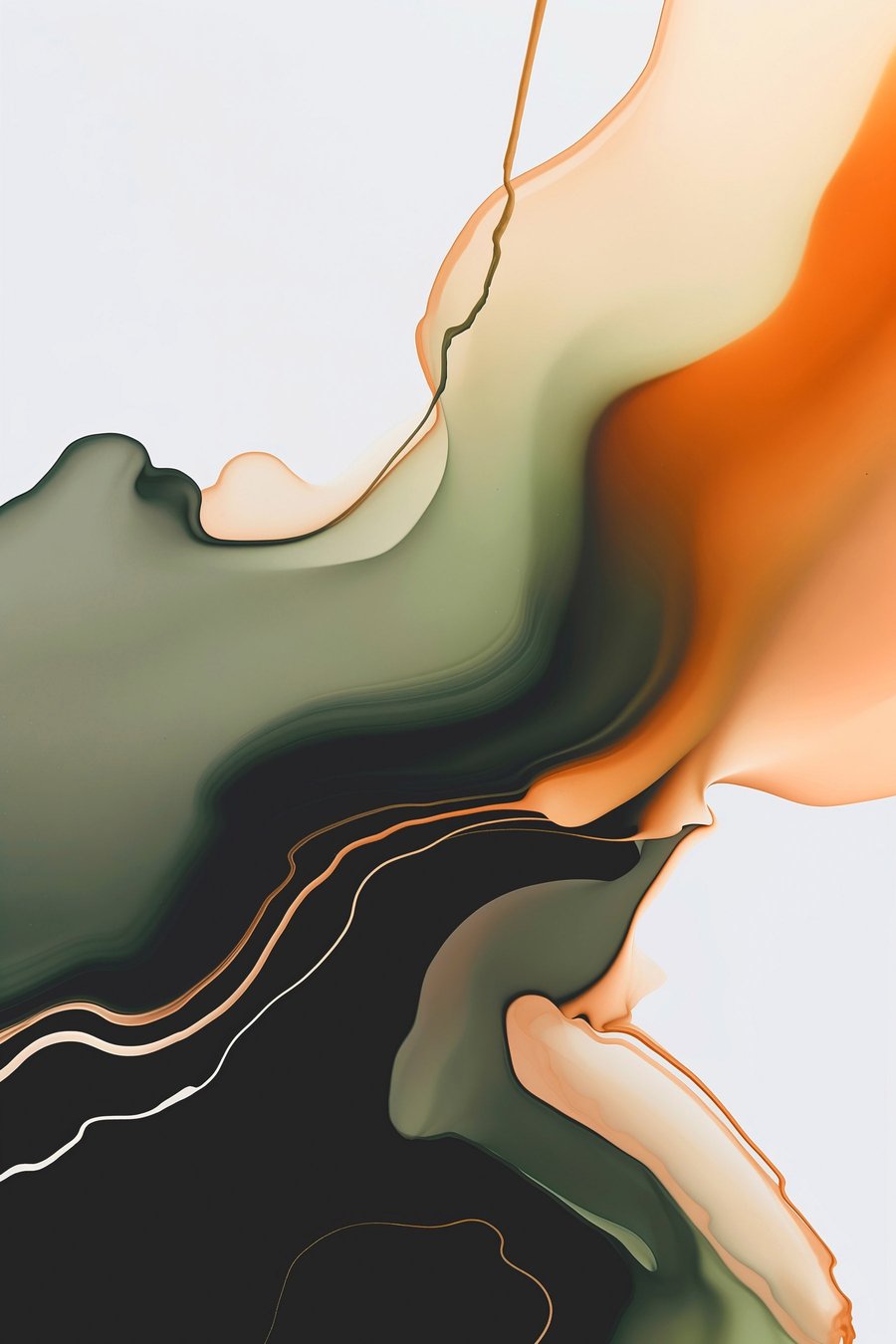 Abstraktní vlna — celý design