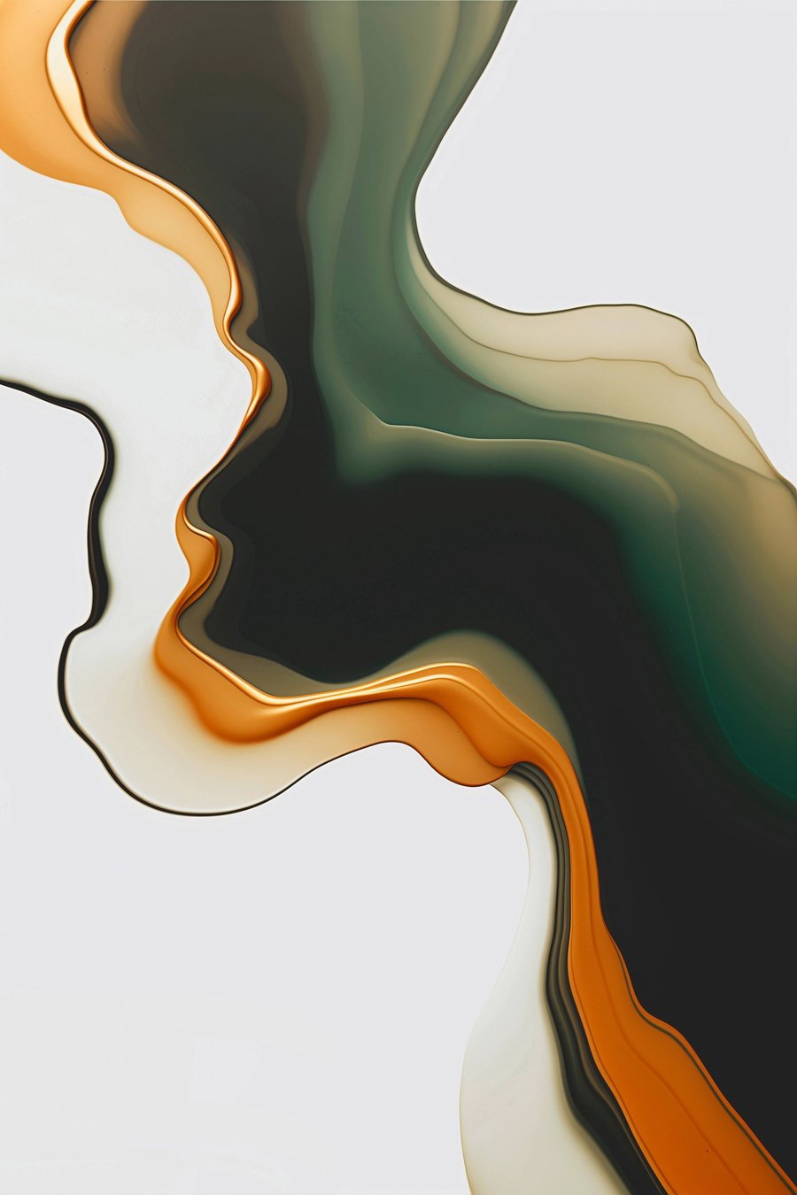 Abstraktní vlna — celý design