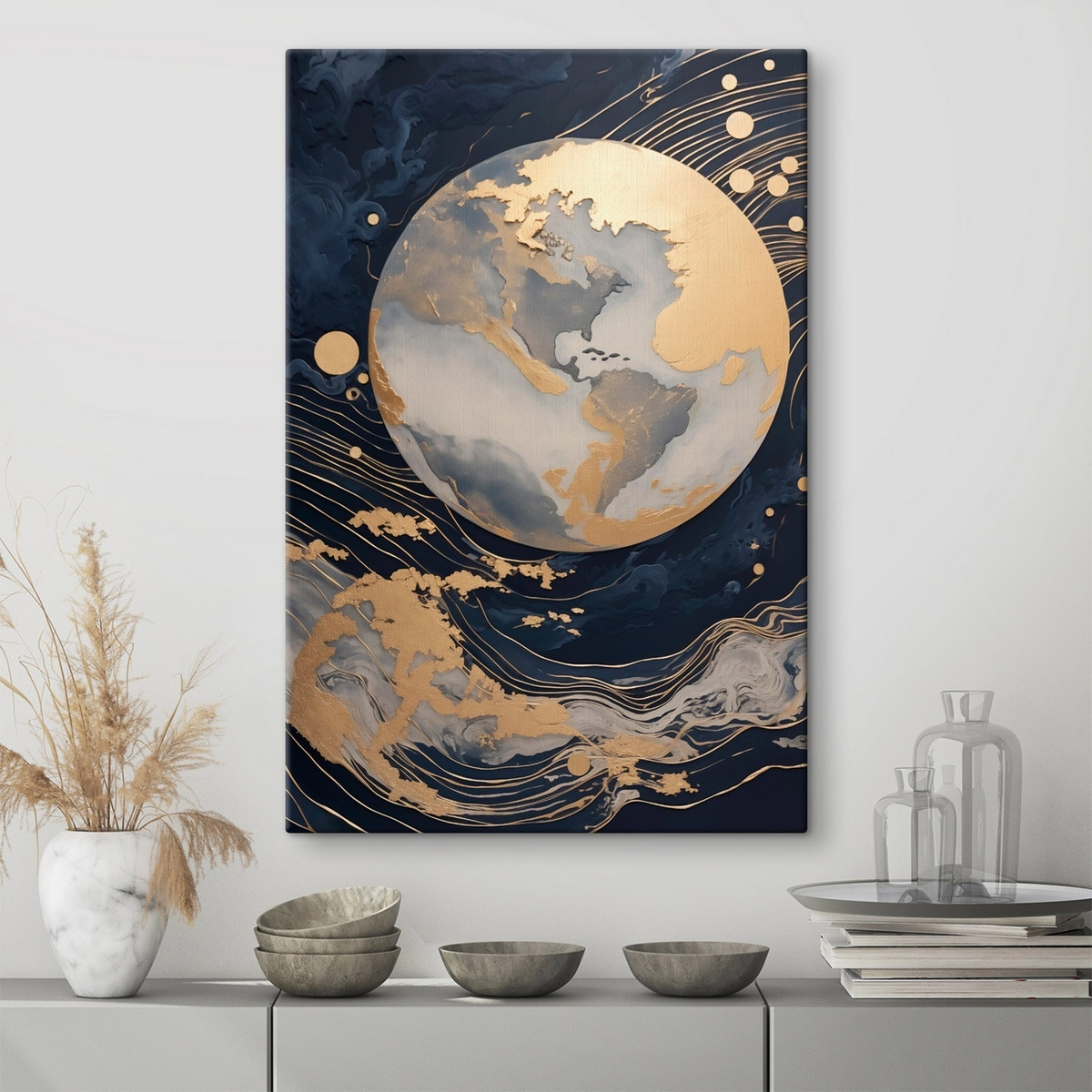 Dekorativní planeta — interiér 1