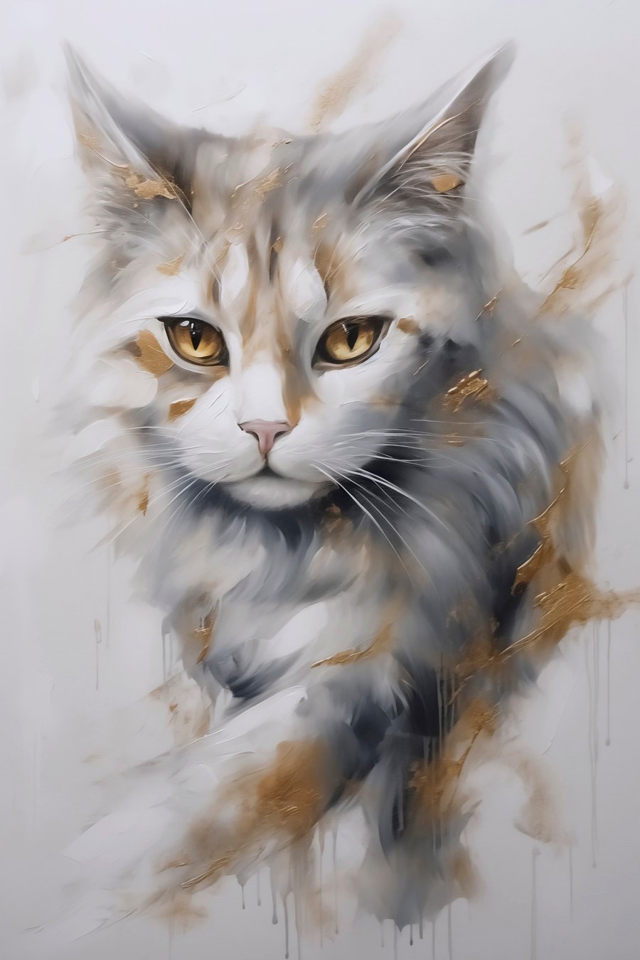 Kočičí motiv — celý design