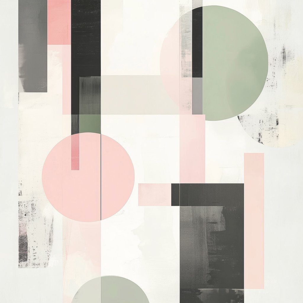 Geometrická abstrakce — celý design