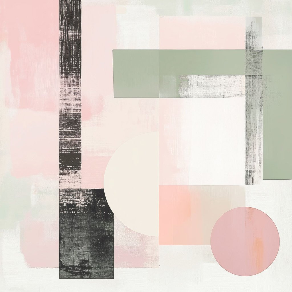 Geometrická abstrakce — celý design