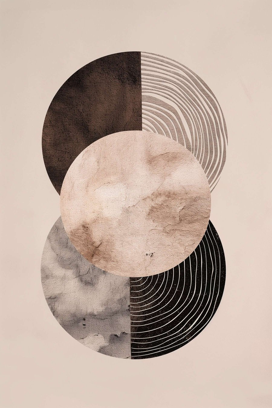 Tři kruhy — celý design