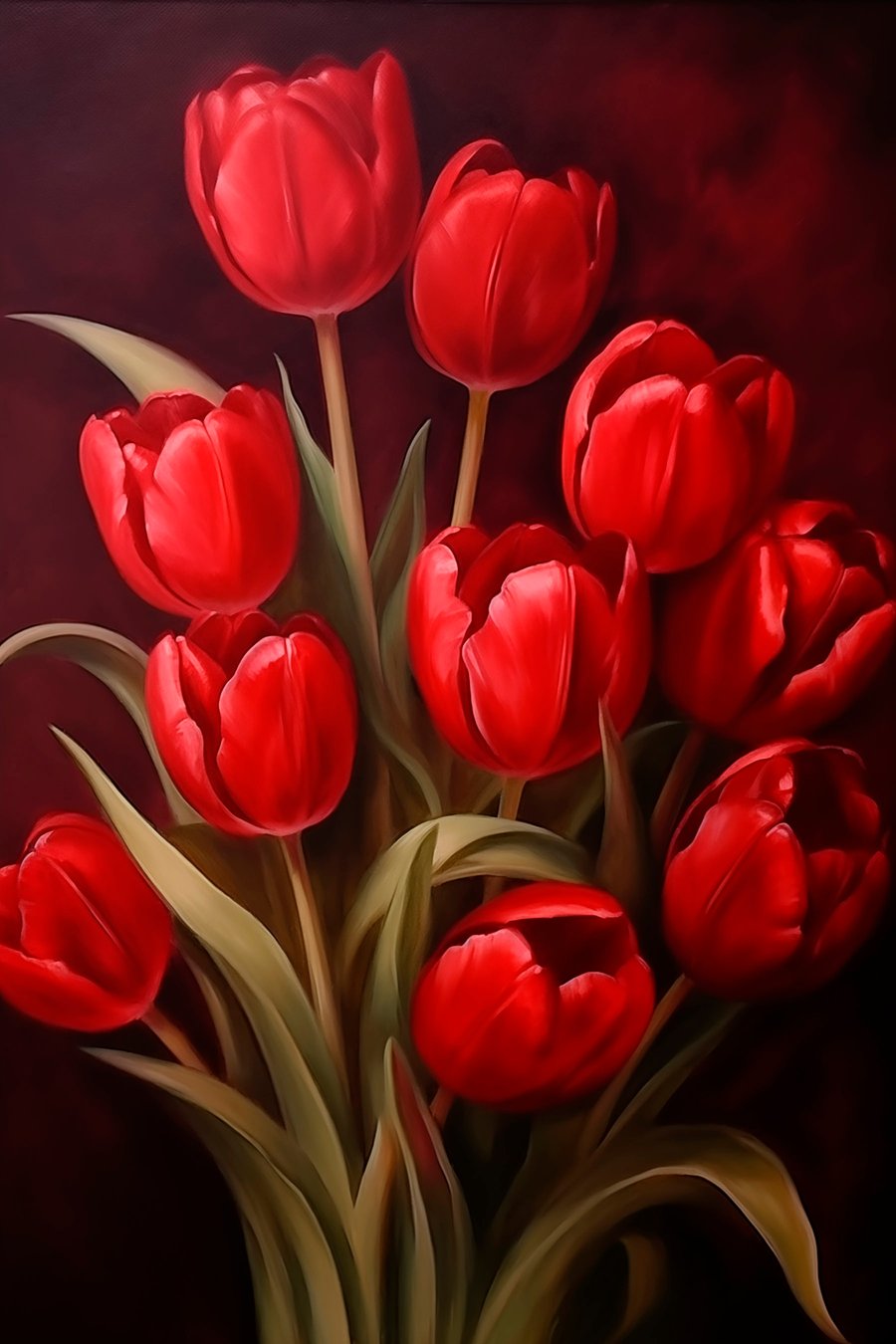 Tulipány — celý design
